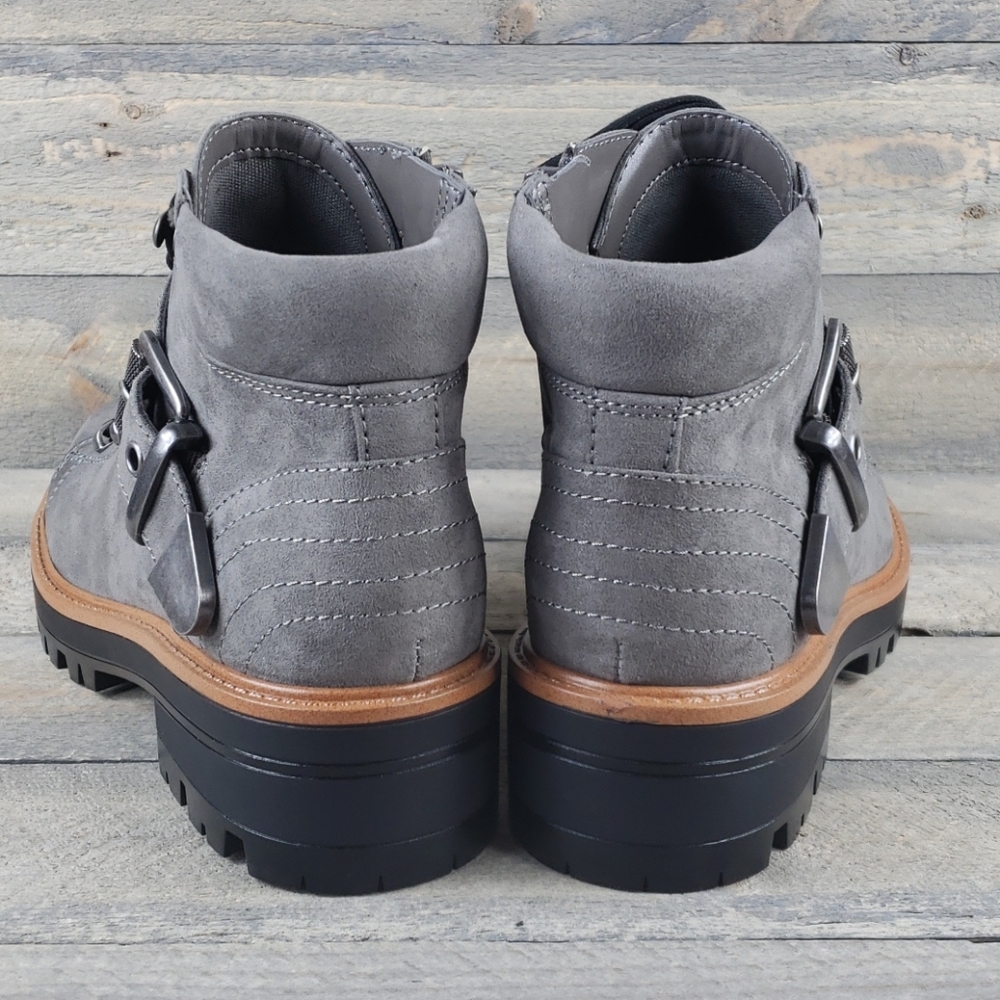 Indigo rd. IrBIS Ankle Boots Gray Lace up/zipper - Picture 3 of 7